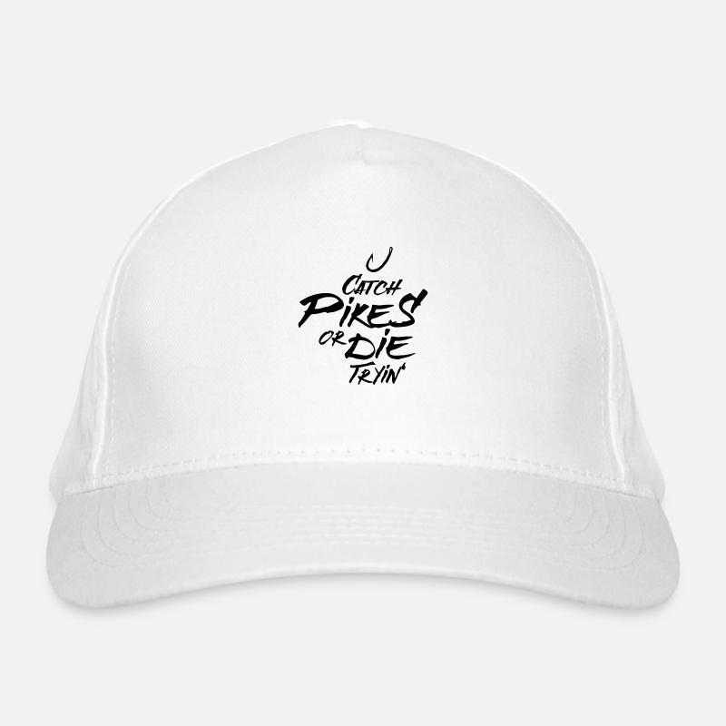 Attraper des brochets - brochet - cadeau de pêche, pêche Casquette classique bio