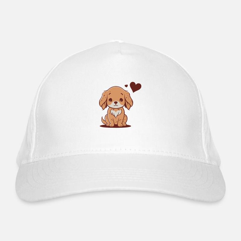chien mignon Casquette classique bio