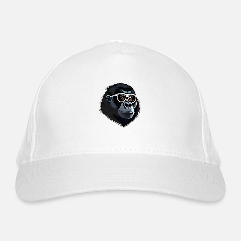 Gorilla-Kopf Bio-Baseballkappe