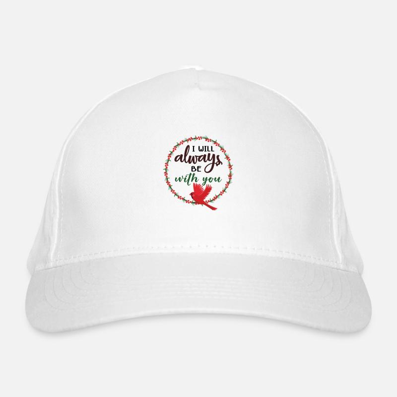 I will always with you Cardinal - Organic Baseball Cap - white