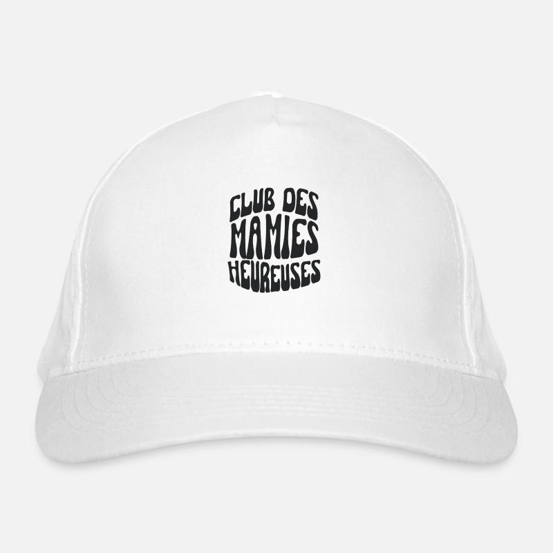 club des mamies heureuses Casquette classique bio
