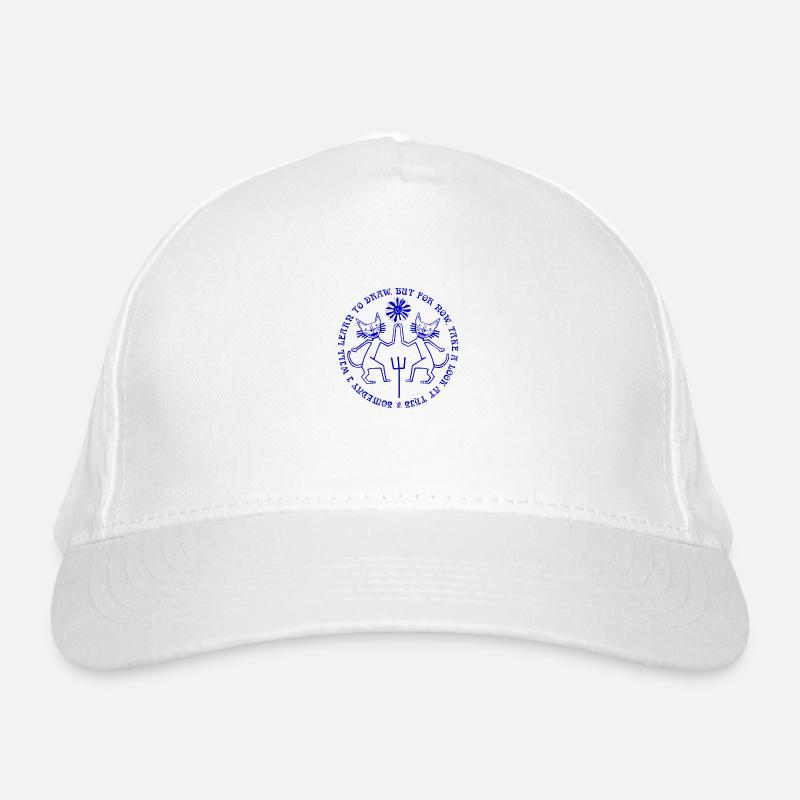 Zwei Schicksale von Katzen Bio-Baseballkappe