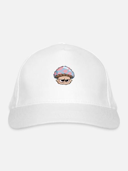 Agro Pilz - Bio-Baseballkappe - Weiß