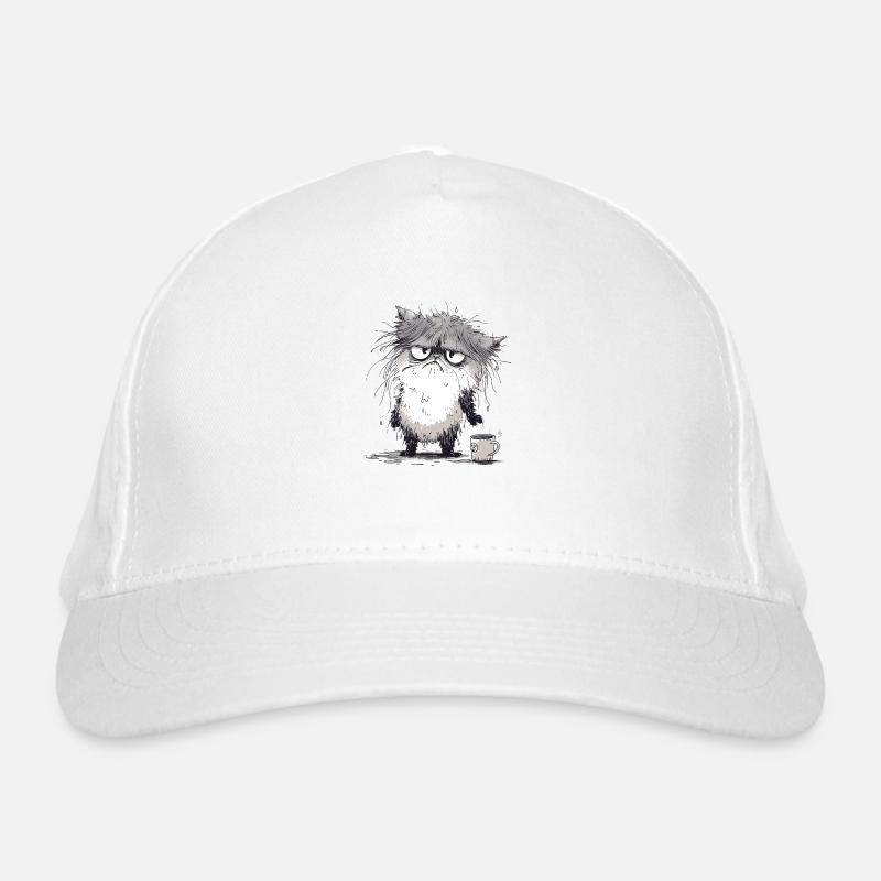 Chat grincheux Casquette classique bio