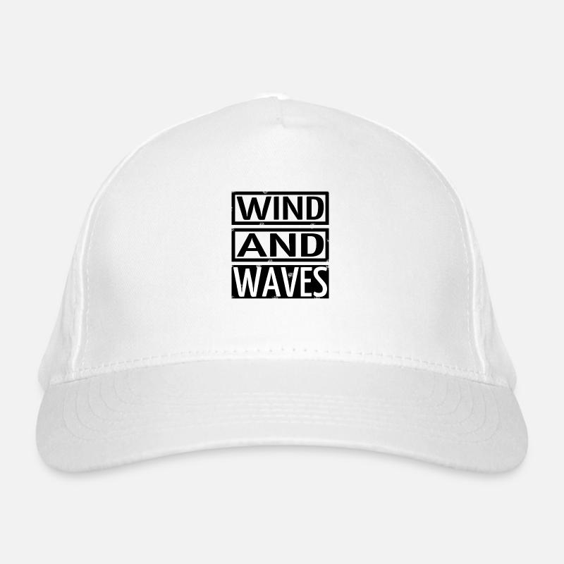 present bday wind and waves funny quote gift Bio-Baseballkappe