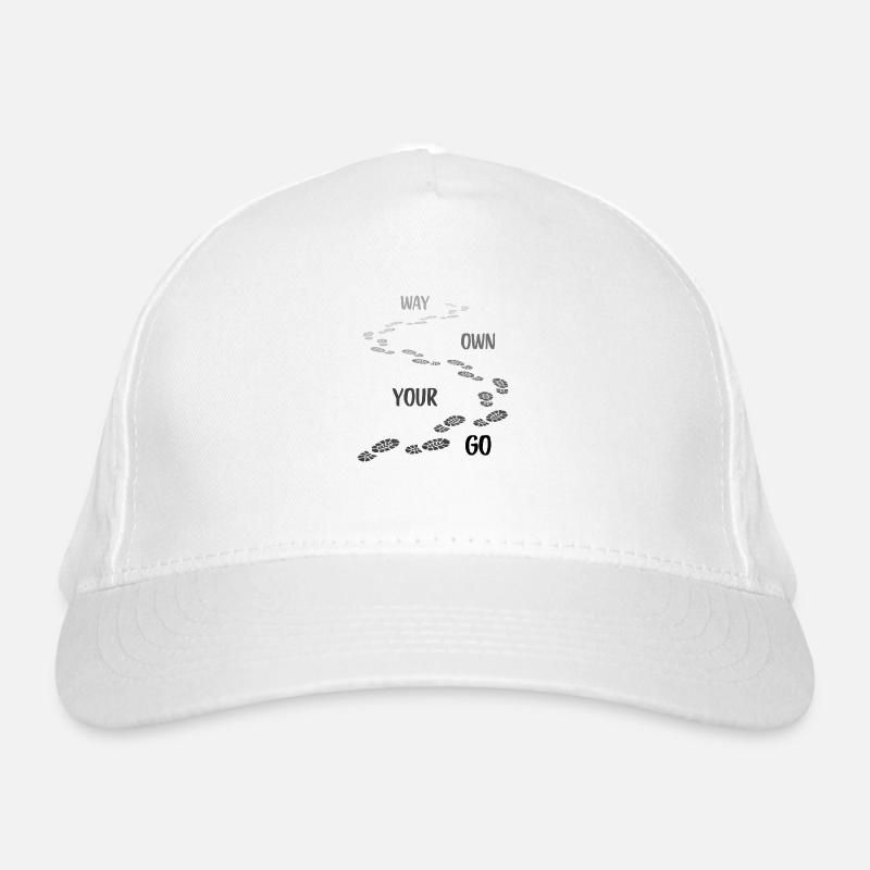 Go Your Way Saying with Graphics Organic Baseball Cap
