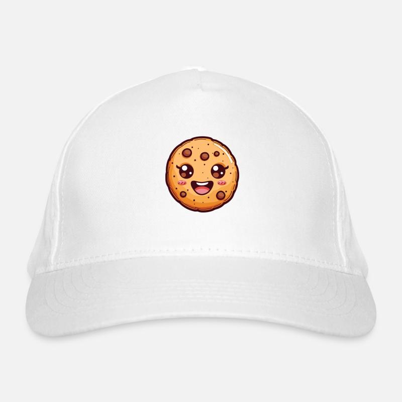 Cute Cookie Cartoon Organic Baseball Cap