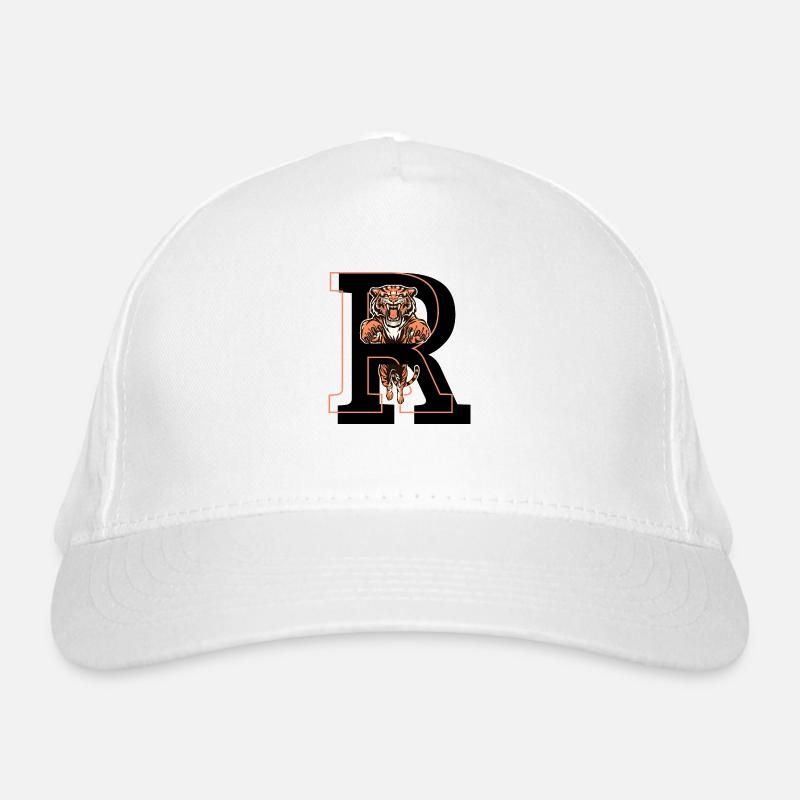 Tiger letter - gift idea Organic Baseball Cap