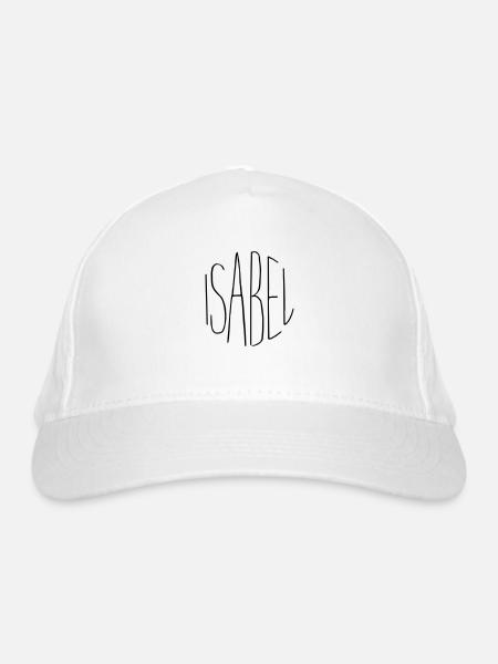 Isabel - Casquette classique bio - blanc - Devant