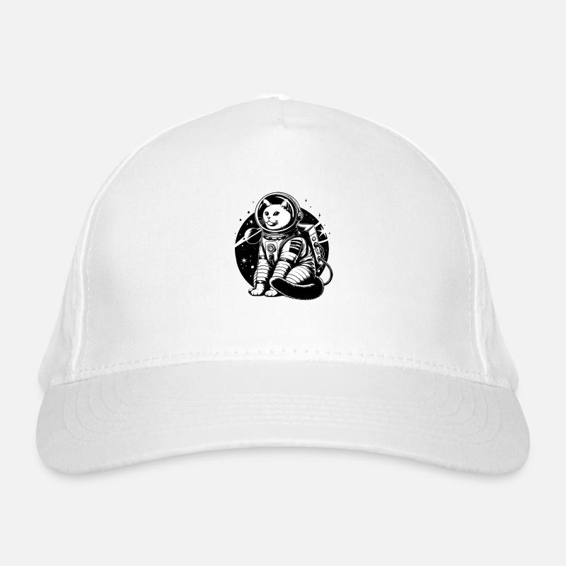 Astronauten Katze Bio-Baseballkappe