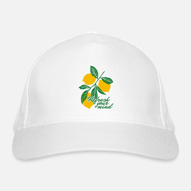 Exotic Fruits / Lemons Bio-Baseballkappe