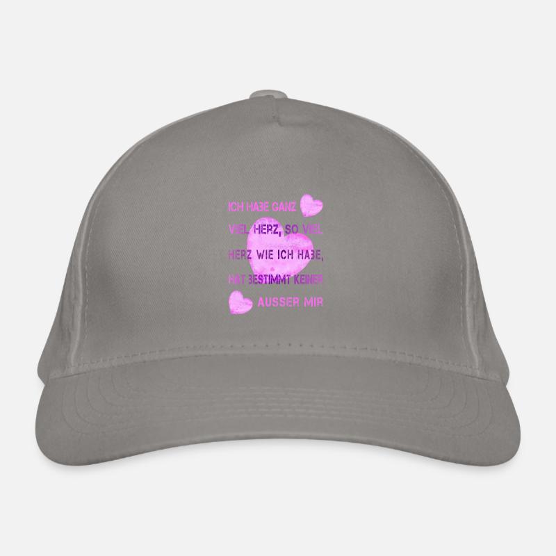 gute Seele viel Herz Bio-Baseballkappe