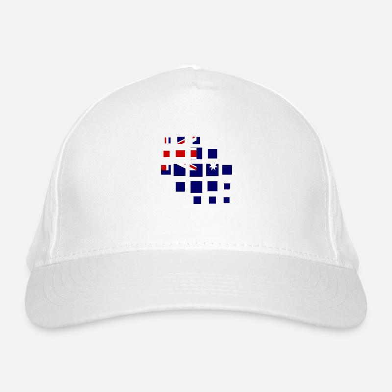 Australia Flag Down Under Australian Flag Organic Baseball Cap