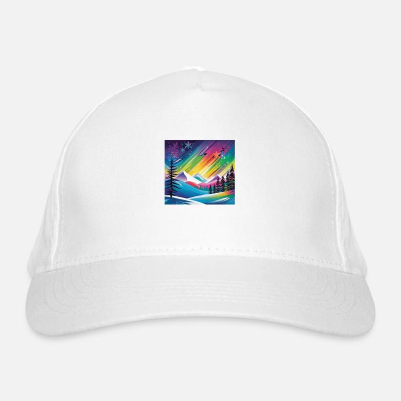 Arktische Aurora Bio-Baseballkappe