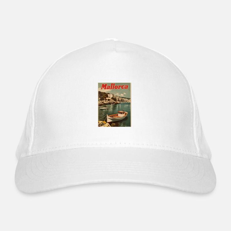 Vintage Mallorca Reise Spanien Insel Bio-Baseballkappe