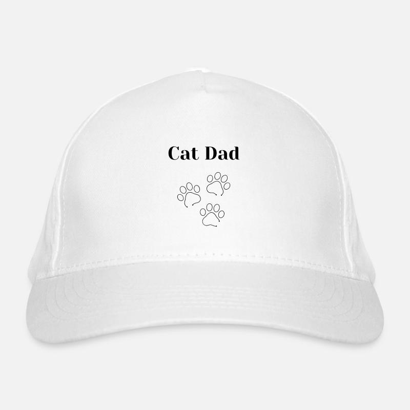 Cat Dad Organic Baseball Cap