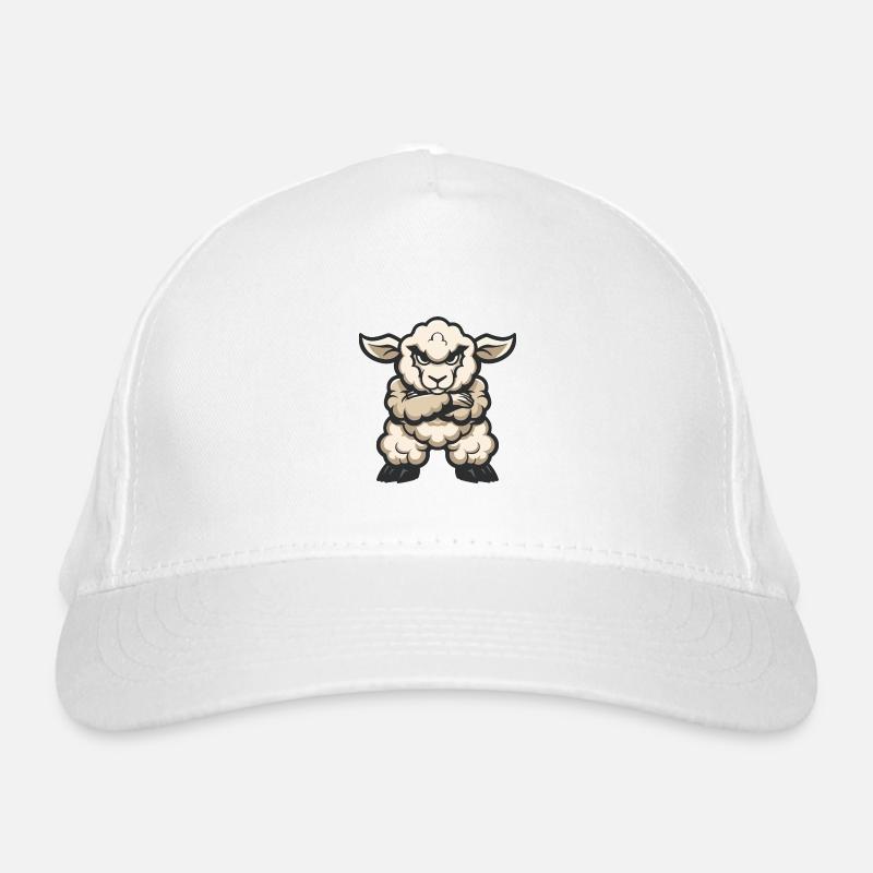 Sheep Comic Organic Baseball Cap