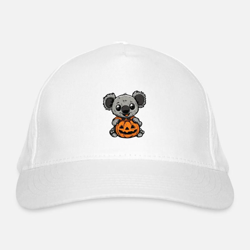 Koala Halloween Comic Lustig Bio-Baseballkappe