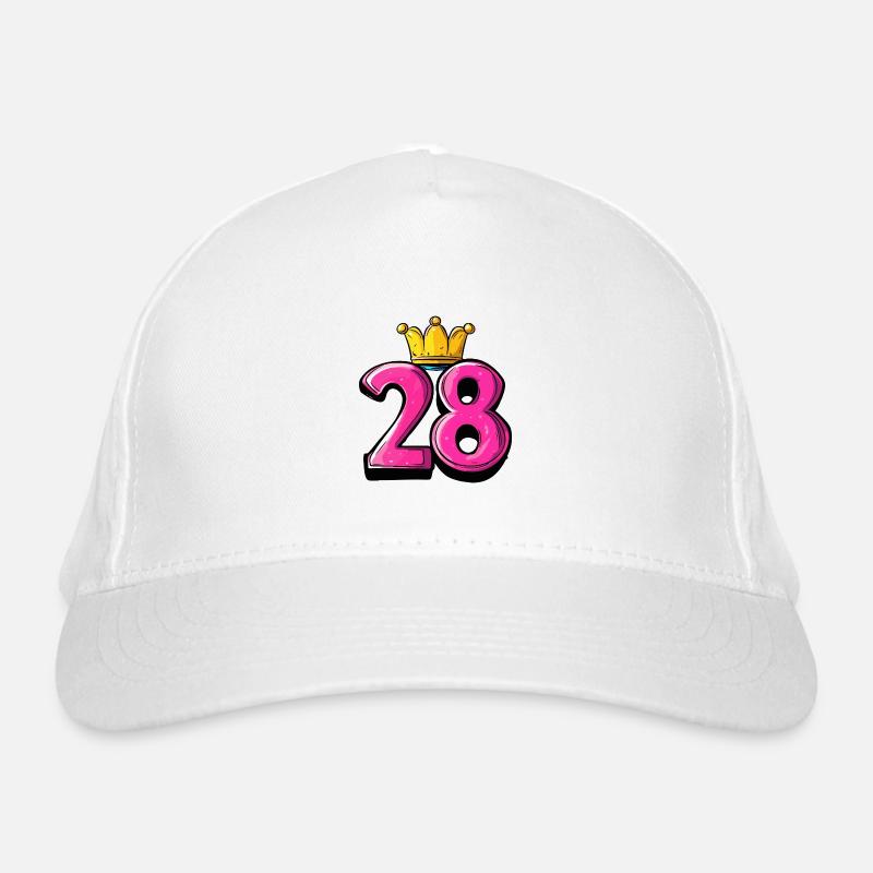 28 Nombre Couronne Casquette classique bio