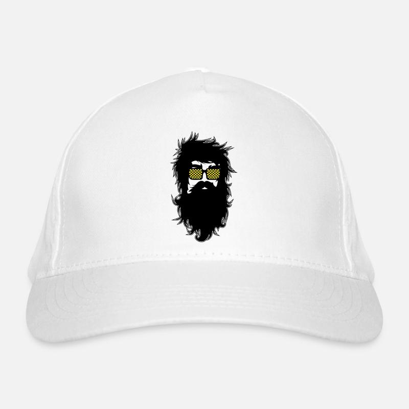 Men With Beards & Glasses Organic Baseball Cap