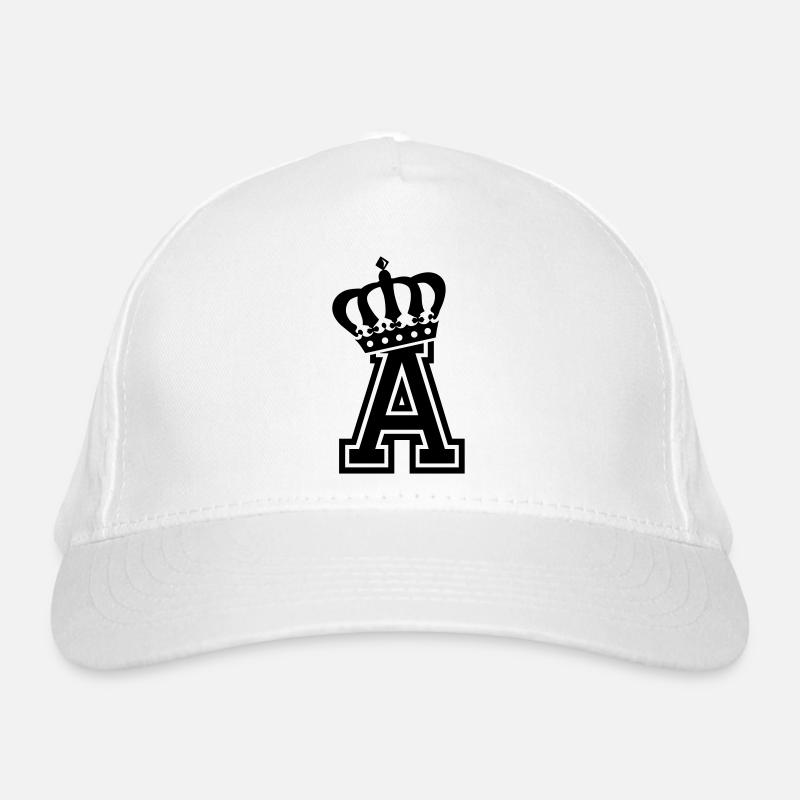 Lettre A Casquette classique bio