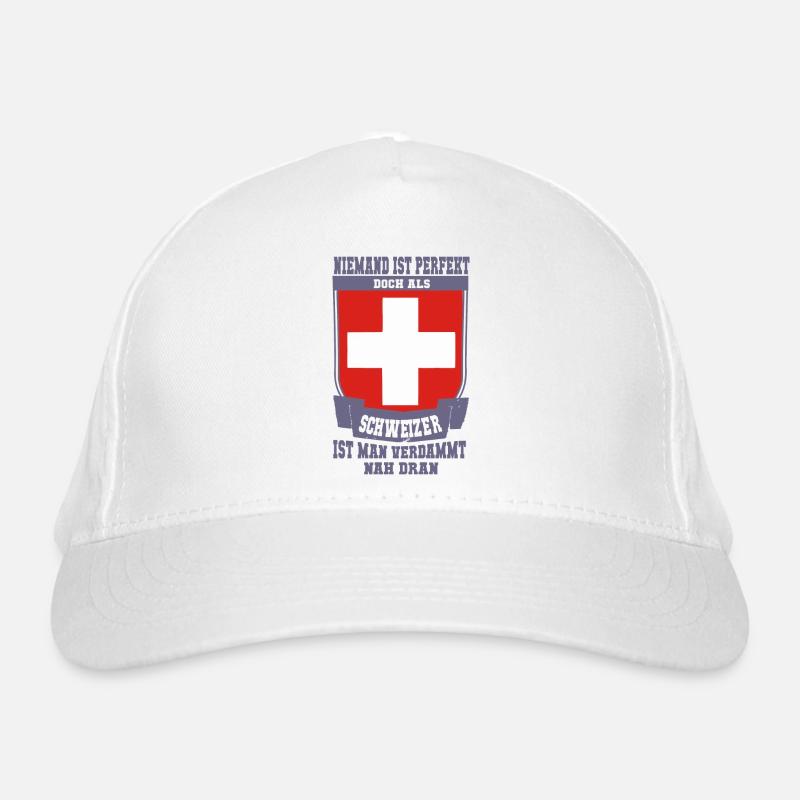 Schweizer Perfekt Bio-Baseballkappe