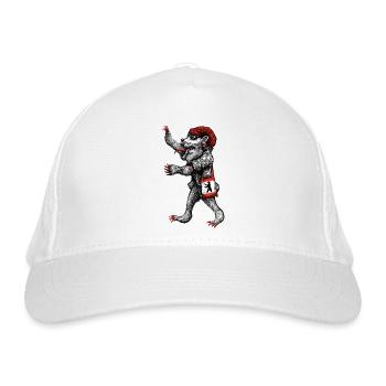 Berlin - Bio-Baseballkappe - Weiß - Vorne