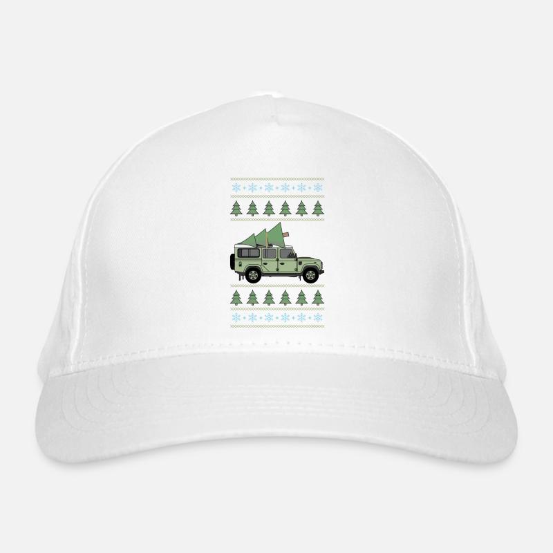 Defender 110 - Arbre - Casquette classique bio - blanc