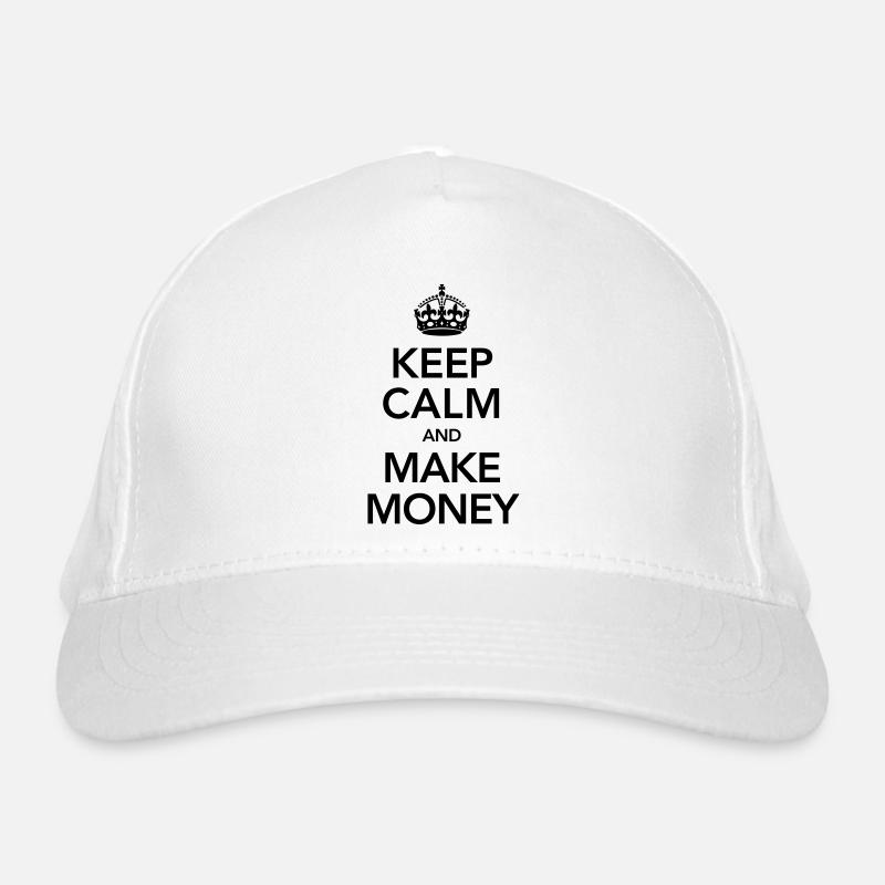 Keep Calm And Make Money Bio-Baseballkappe