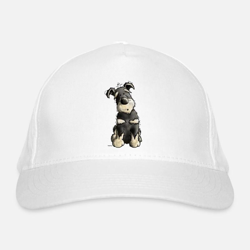 Drolliger Schnauzer Bio-Baseballkappe