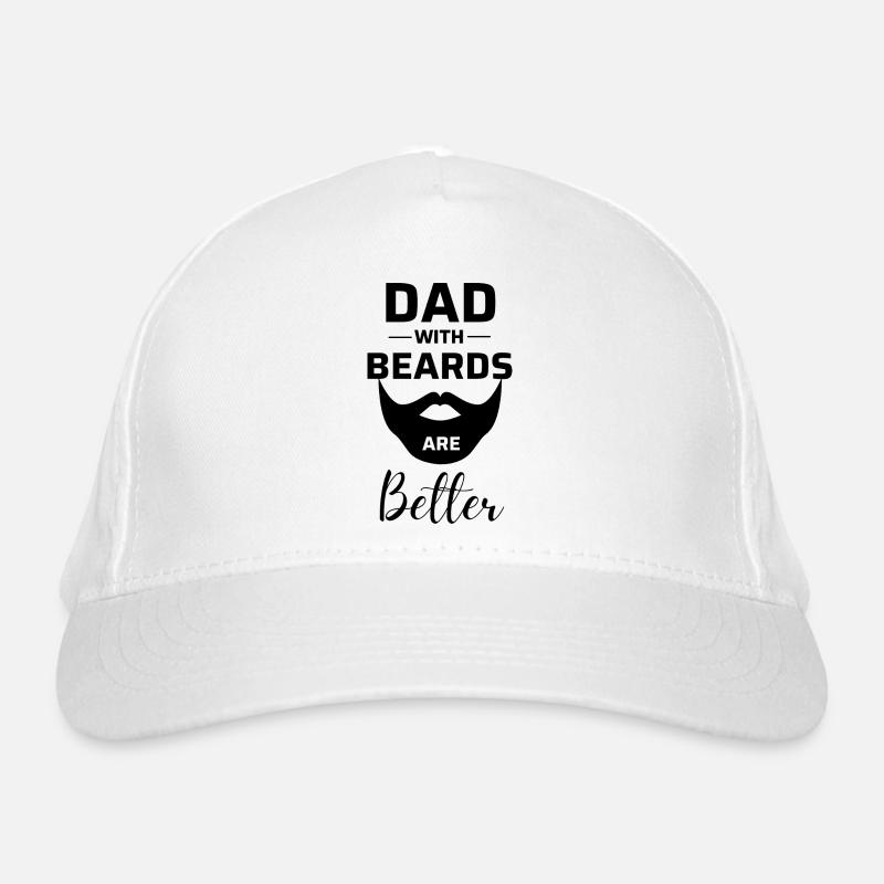 Papa mit Bärten ist besser Bio-Baseballkappe