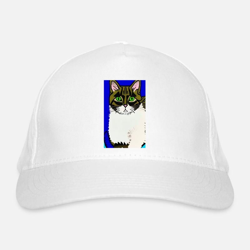 Cat AI Generated Art Organic Baseball Cap