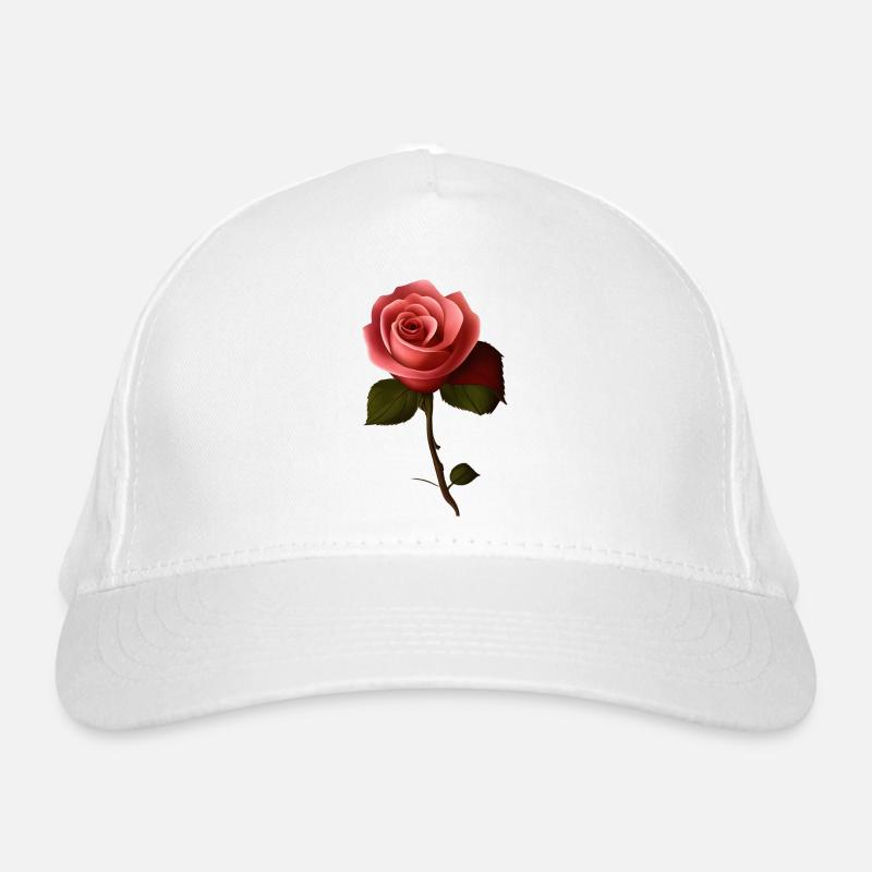 Rose Bio-Baseballkappe