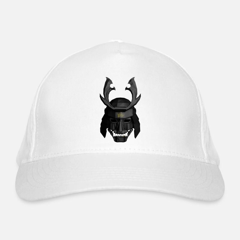 Geometric Samurai Helmet Organic Baseball Cap