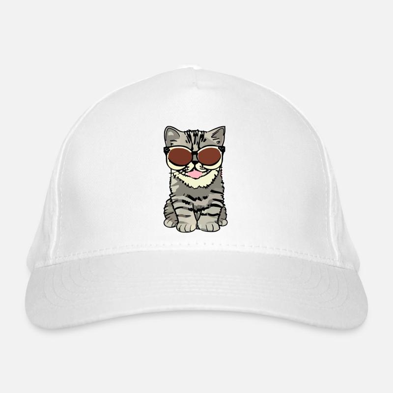 cat Organic Baseball Cap