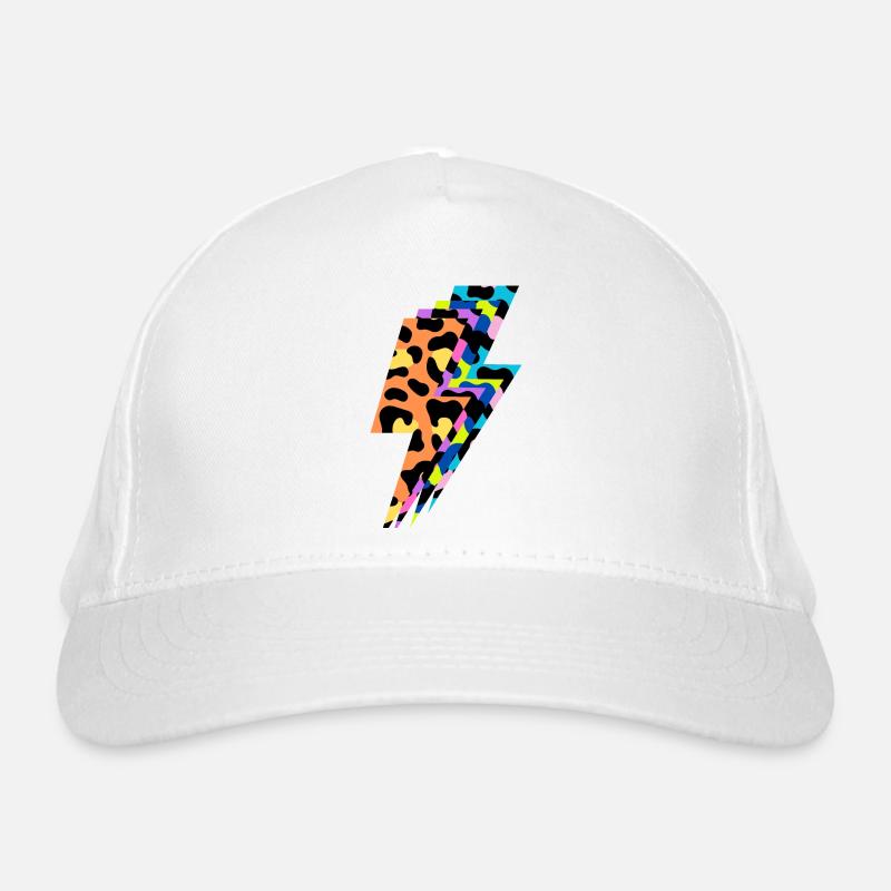 Lightning léopard multicolore Casquette classique bio
