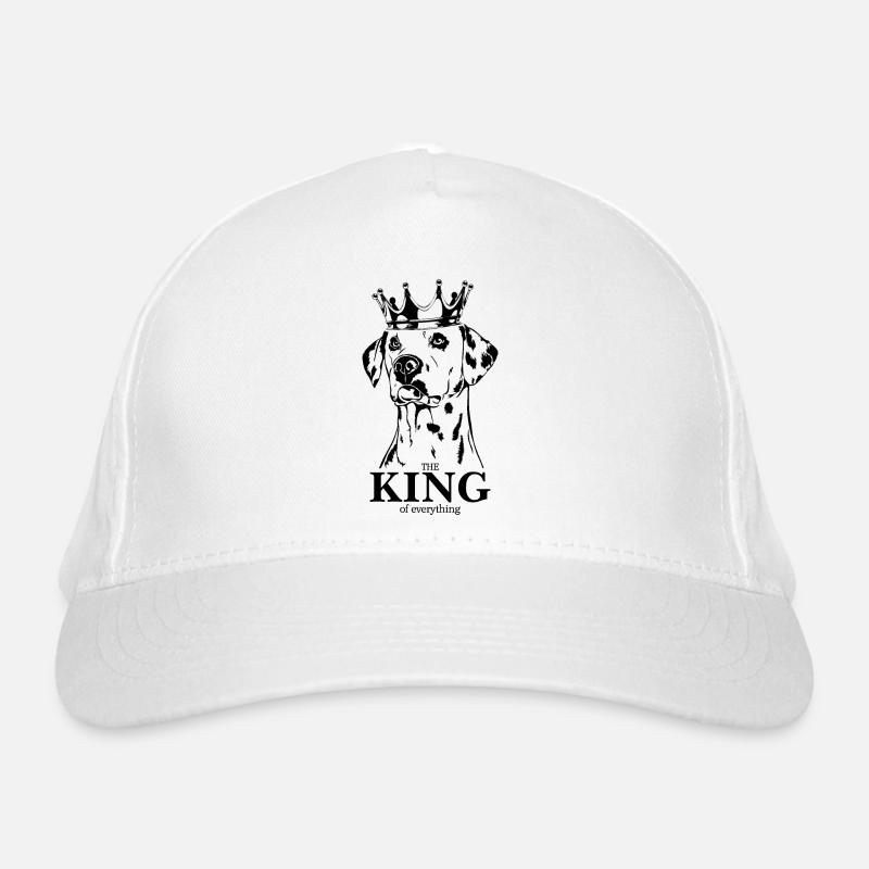 DALMATIEN Roi de tout Chiens Wilsigns Casquette classique bio
