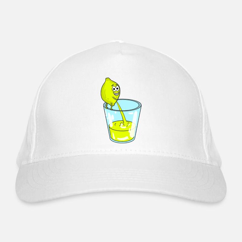 Zitrone Bio-Baseballkappe