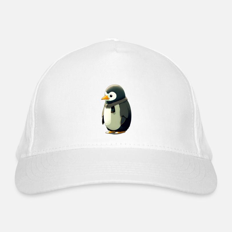 A cute, chubby penguin Organic Baseball Cap