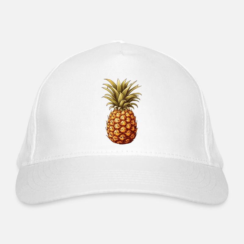 Ananas Bio-Baseballkappe