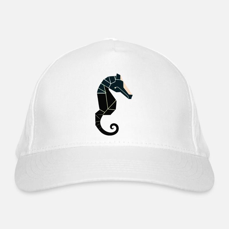 Seepferdchen Bio-Baseballkappe
