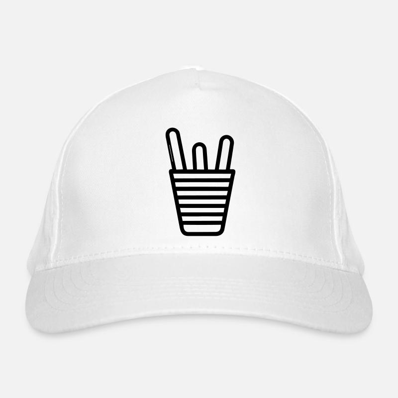 Pommes Frites Tüte Bio-Baseballkappe