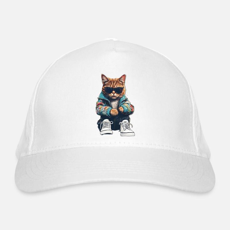 Cool Cat Organic Baseball Cap