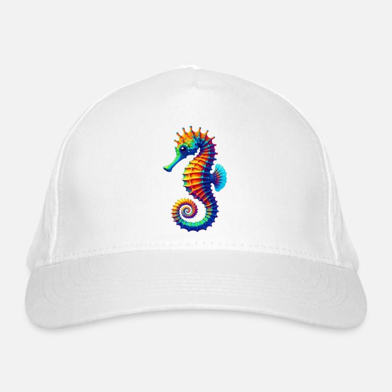 Seepferdchen Bio-Baseballkappe