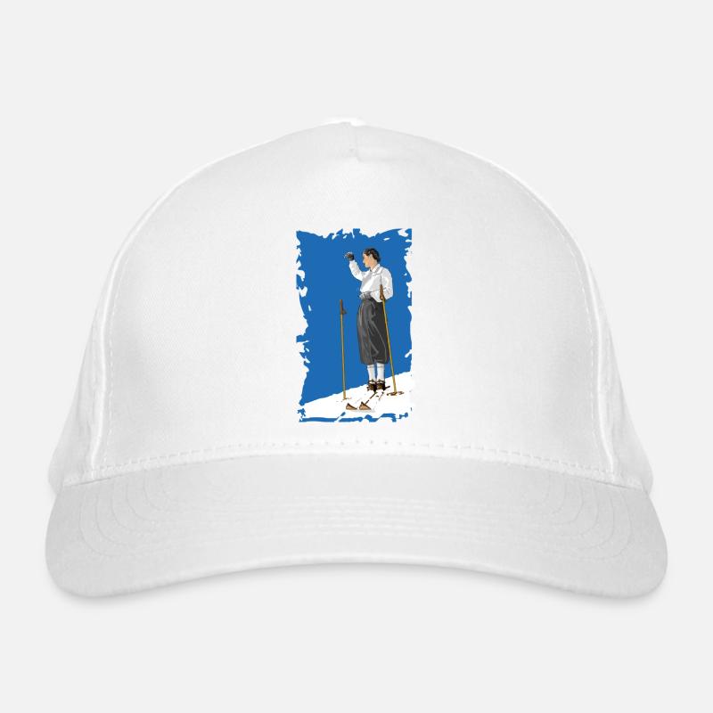 La mode du ski à l’ancienne Casquette classique bio