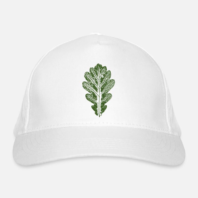 Feuille de chêne / Feuilles Design Casquette classique bio