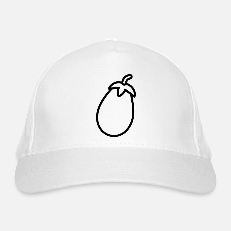 eggplant Organic Baseball Cap