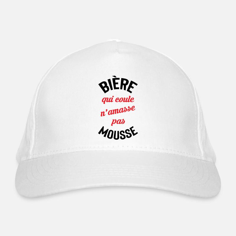 Rolling beer doesn't build foam Organic Baseball Cap