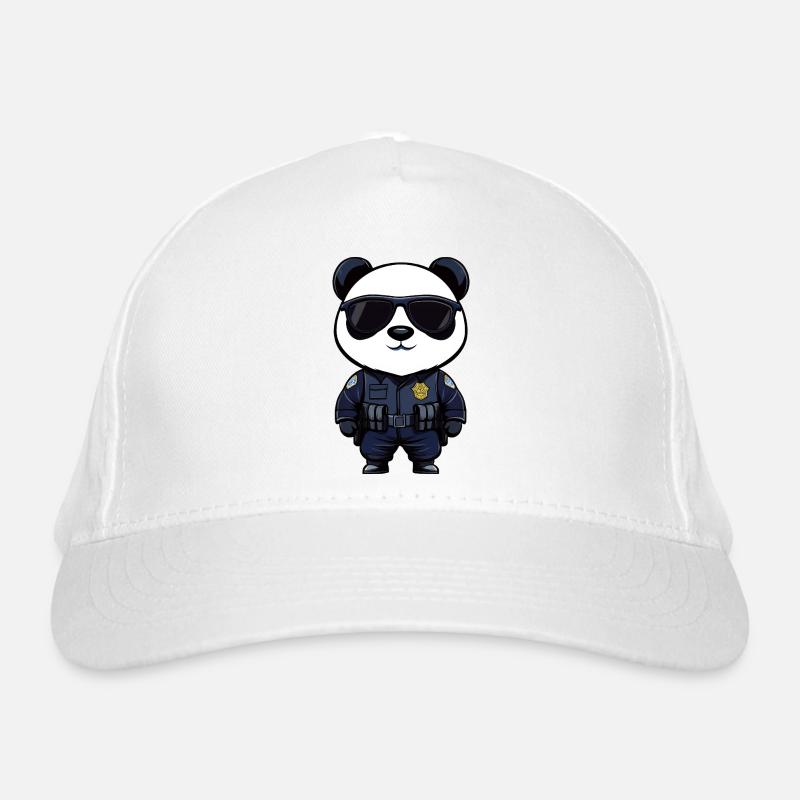 Polizei Pandas Bio-Baseballkappe