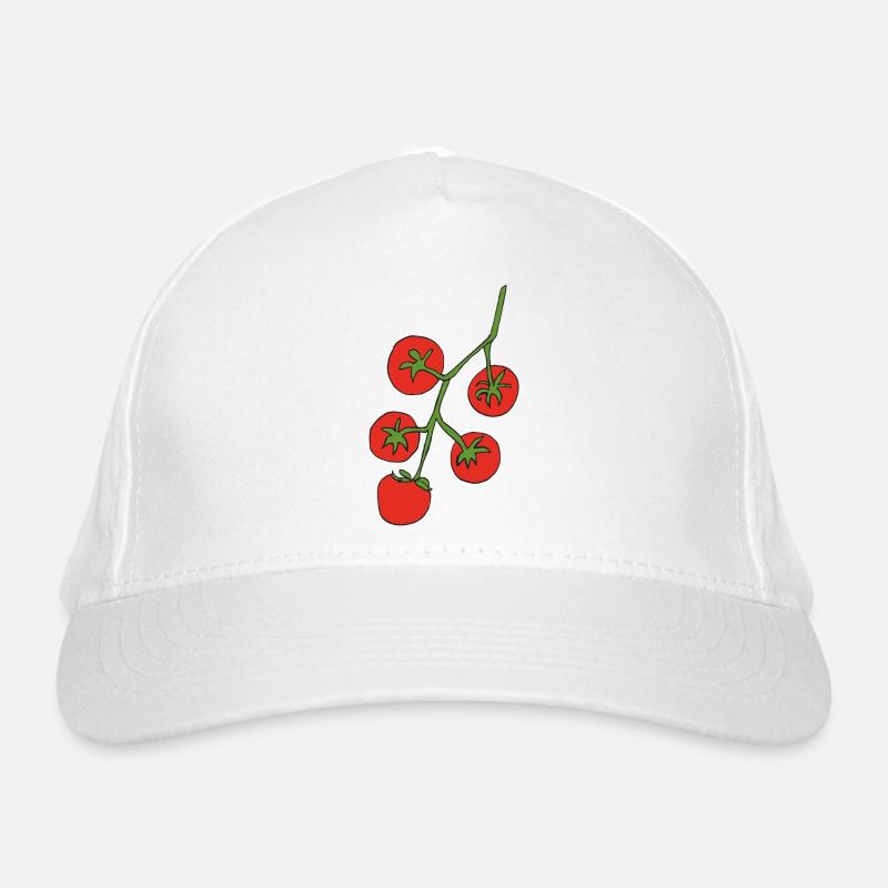 Illustration de la palette de couleurs de la vigne tomate Casquette classique bio